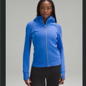 Pipe dream blue scuba full-zip hoodie lululemon athletica size 8